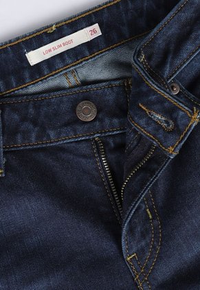 Jean Levi's Low Slim Boot Fit Índigo Oscuro