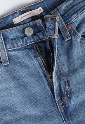 Jean Levi's Wedgie Slim Fit Índigo Medio
