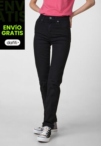 Jean Levi's 724 Slim Straight Negro Levis