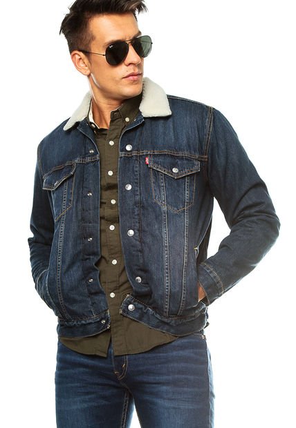 Chaqueta Levis Azul - Calce Regular - Compra Ahora | Dafiti Chile