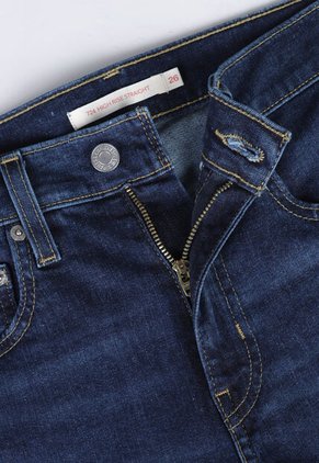 Jean Levi's 724 Slim Straight Fit Índigo Medio