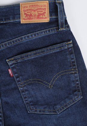 Jean Levi's 724 Slim Straight Fit Índigo Medio