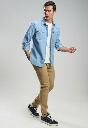 Camisa Denim Levi's Índigo Claro