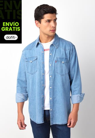Camisa Denim Levi's Classic Western Índigo Claro Levis