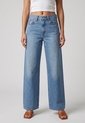 Jean Levi's Ribcage Wide Leg Fit Índigo Medio de Levis