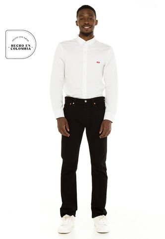 Jean Levi's 501 Classic Fit Negro Levis