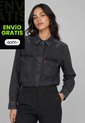 Camisa Denim Levi's Iconic Western Gris Oscuro de Levis