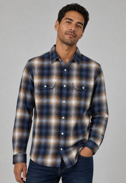 Camisa Levi's Jackson Worker Azul