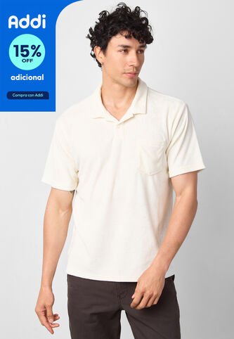 Polo Levi's Terry Pocket Marfil Levis