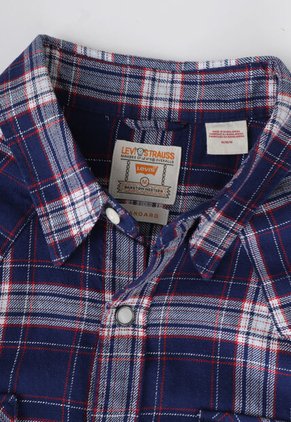 Camisa Levi's Barstow Western Azul
