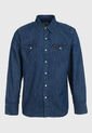 Camisa Denim Levi's Barstow Western Índigo Oscuro de Levis