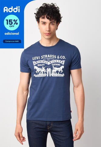 Camiseta Levi's Graphic Azul Levis