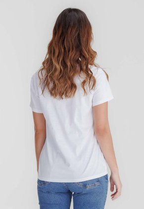 Camiseta Blanco-Rojo Levi's