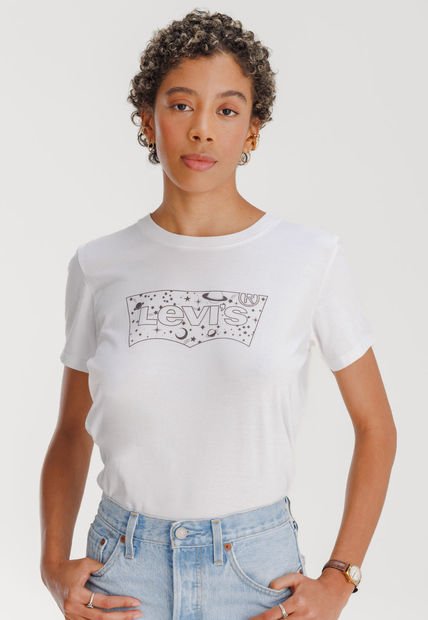 Camiseta Blanco-Gris Levi's