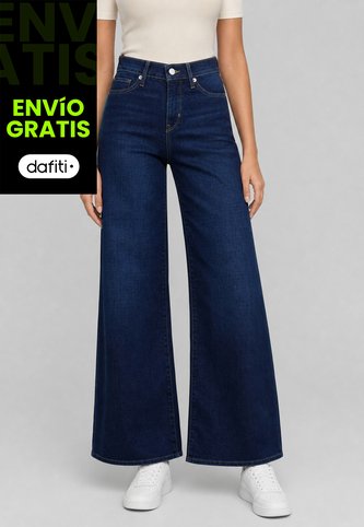 Jean Levi's 318 Shaping Wide Leg Fit Índigo Medio Levis