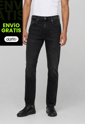 Jean Levi's 502 Taper Fit Gris Oscuro Levis