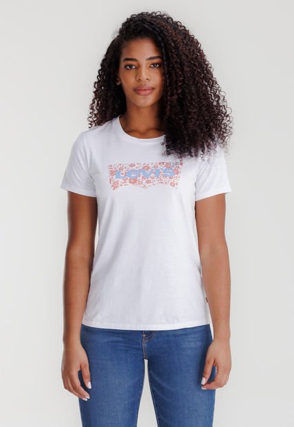 Camiseta Blanco-Rojo-Azul Raf Levi's