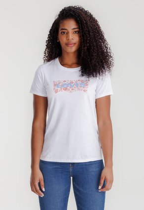 Camiseta Blanco-Rojo-Azul Raf Levi's