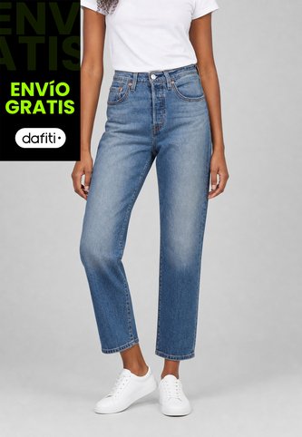 Jean Levi's 501 Crop Fit Índigo Claro Levis