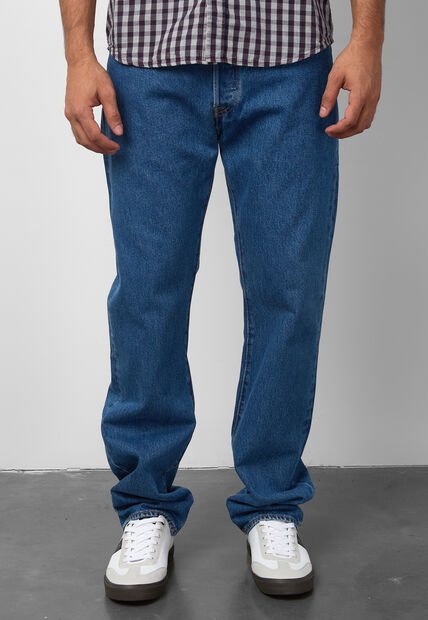 Jean Levi's 501 Original Fit Índigo Medio