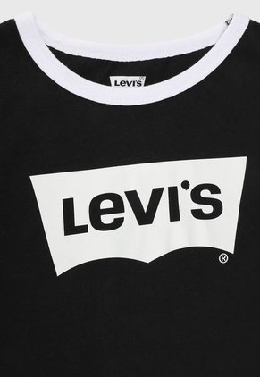 Camiseta Negro-Blanco Levi's Kids