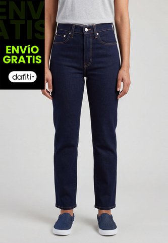 Jean Levi's Ribcage Straight Ankle Fit Índigo Oscuro Levis