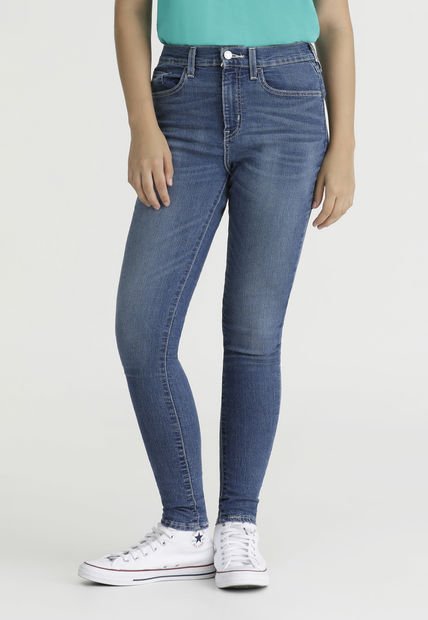 Jean Índigo Medio Levi's 720 High Rise Super Skinny Fit