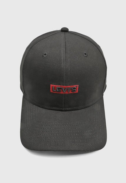 Gorra Negro-Rojo Levi's