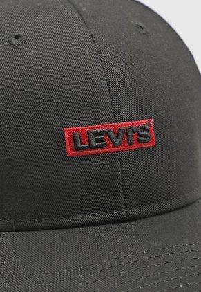 Gorra Negro-Rojo Levi's