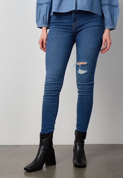 Jean Levi's 720 Super Skinny Fit Índigo Medio