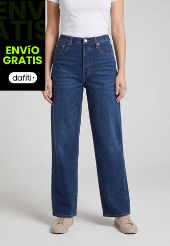 Jean Levi's Ribcage Straight Ankle Fit Índigo Oscuro Levis