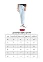 Jean Levi's Wedgie Straight Fit Gris de Levis