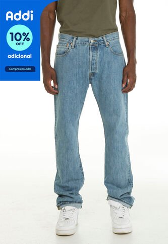 Jean Levi's 501 Classic Fit Índigo Claro Levis