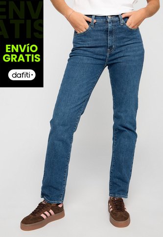 Jean Levi's 724 Slim Straight Fit Í­ndigo Medio Levis