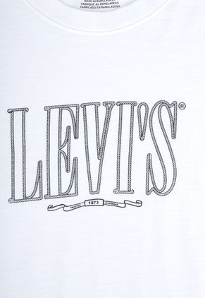 Camiseta Levi's Relaxed  Marfil