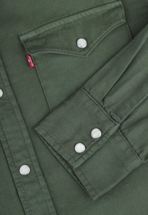 Camisa Levi's Classic Western Verde