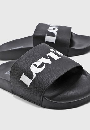 Playera Negro-Blanco Levi's