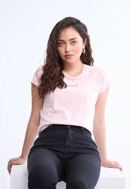 Camiseta Rosa-Blanco Levi's