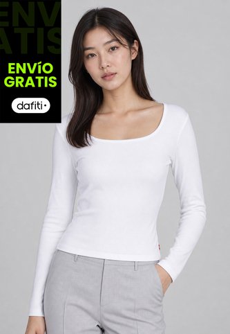 Camiseta Manga Larga Levi's Blanco Levis