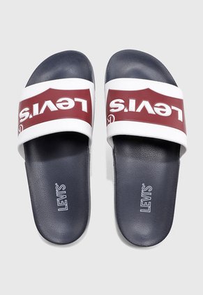 Playera Azul Navy-Rojo-Blanco Levi's