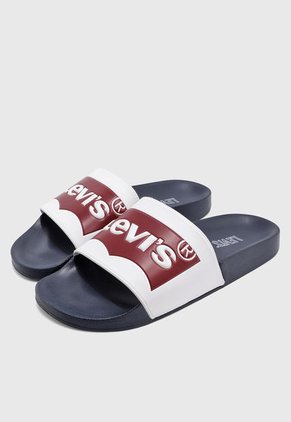 Playera Azul Navy-Rojo-Blanco Levi's