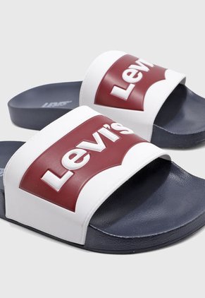 Playera Azul Navy-Rojo-Blanco Levi's