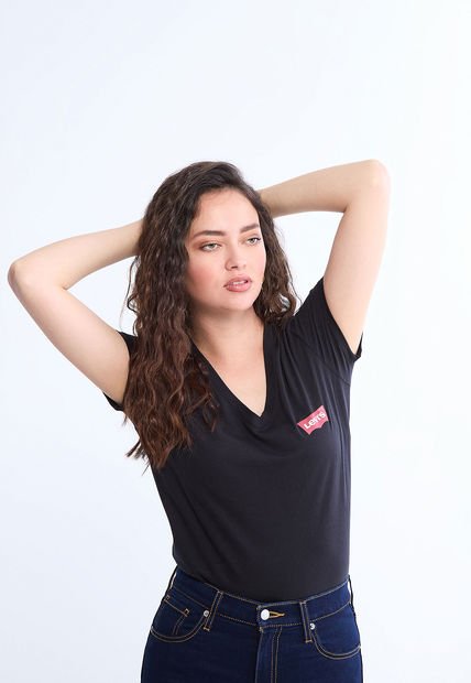 Camiseta Negro-Rojo-Blanco Levi's