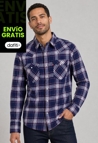Camisa Levi's Barstow Western Azul Levis