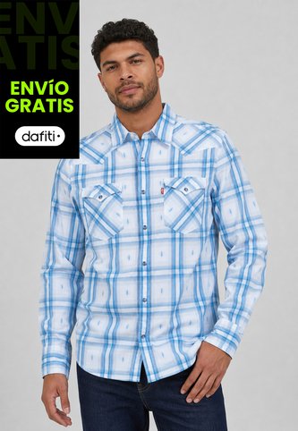 Camisa Levi's Barstow Western Azul Levis