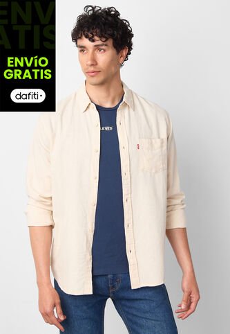 Camisa Levi's Sunset 1 Pocket Amarillo Claro Levis