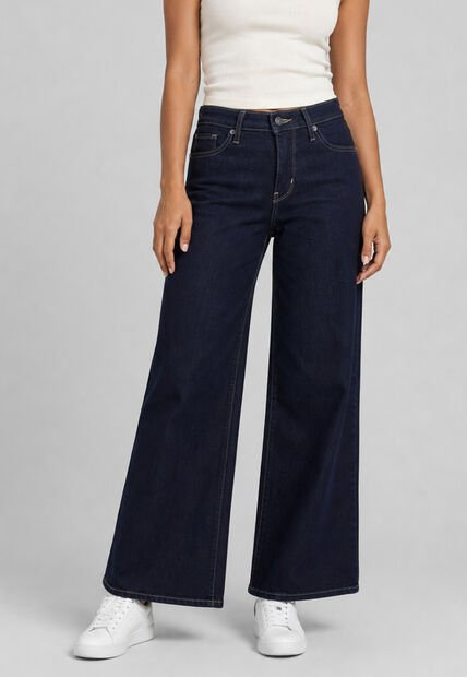Jean Levi's 318 Shaping Wide Leg Fit Índigo Oscuro