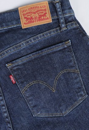 Jean Levi's 318 Shaping Wide Leg Fit Índigo Medio