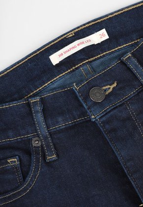Jean Levi's 318 Shaping Wide Leg Fit Índigo Oscuro