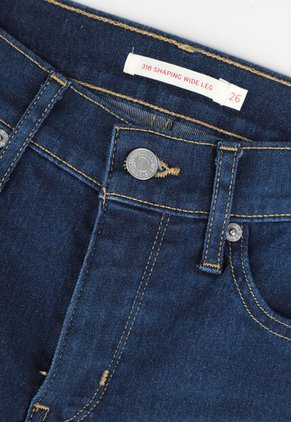 Jean Levi's 318 Shaping Wide Leg Fit Índigo Medio